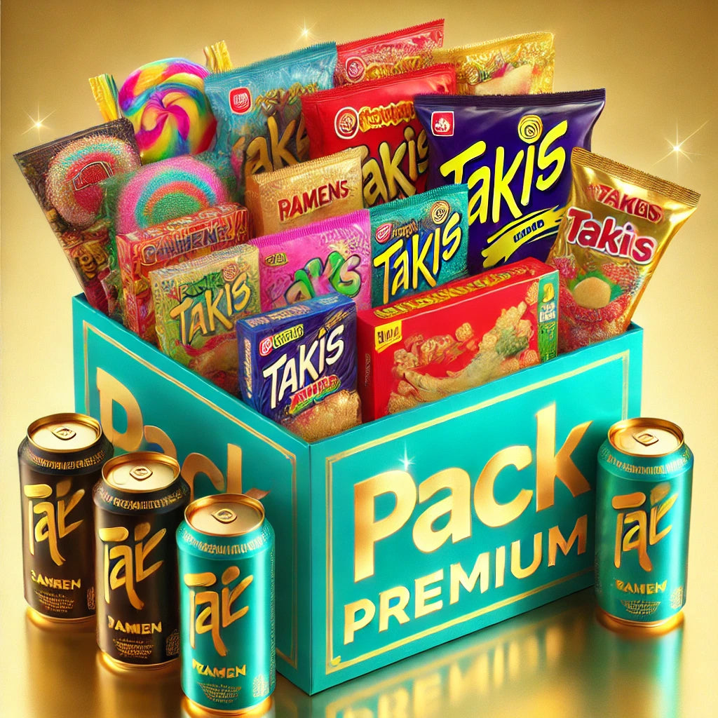 Pack Premium : 3KG BONBONS/+5 BULDAK/+3 TAKIS /+ 4 BOISSONS/+LIVRAISON OFFERTE/+CADEAUX